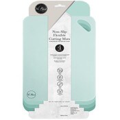 Wholesale - 4pk 14.5"x11" ASST TEAL NON-SLIP FLEX CUTTING MATS C/P 24, UPC: 789554865852